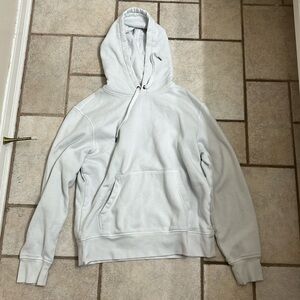 Men’s white hoodie